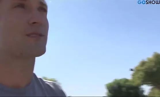 Brunette Gets Fucked Doggystyle by Muscular Man