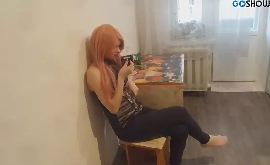 Teasing Legs in Stockings and Nylons A Charming Butt Exposure